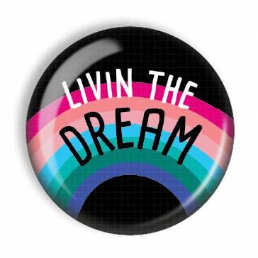 Snarkynurses - Wholesale Badge Accessory - Unisex - Badge Reel Topper - Livin The Dream - Nurse Gift0