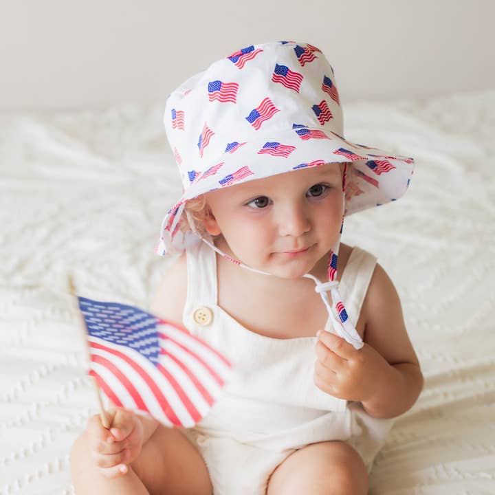 Huggalugs - Wholesale Bucket Hat - Kids - Liberty 4th of July Bucket Hat Baby & Toddler