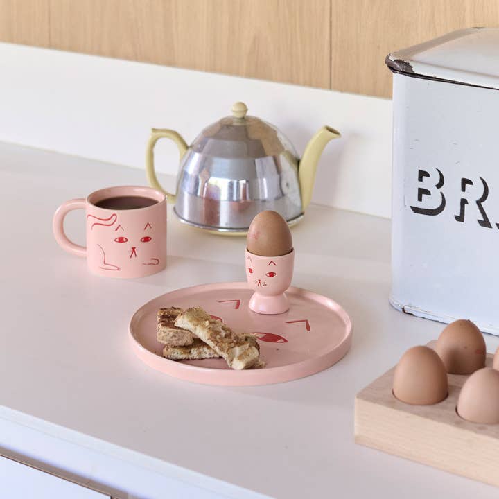 Donna Wilson - Wholesale Borden - Sidetablet kattenbordje in candyroze1