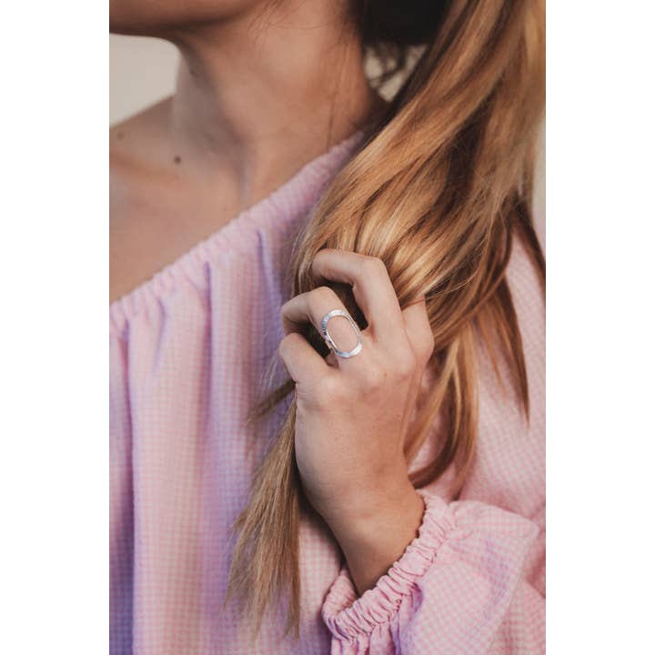 Ring - La Bastille silver for wholesale by LE SOU FRANCAIS