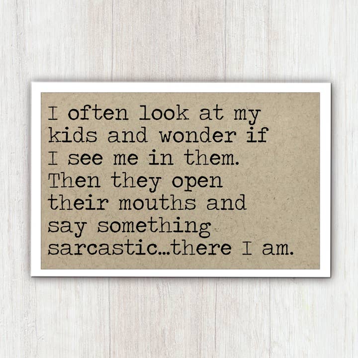 Regarde souvent mon aimant réfrigérateur pour enfants pour la vente par Says the One