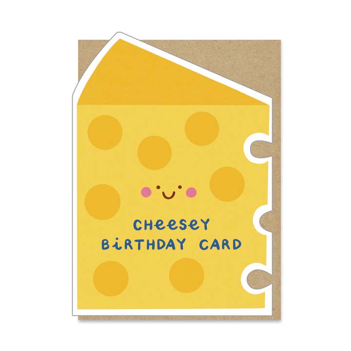 Cartão de Aniversário Cheesey | Cartão de Aniversário cortado por atacado de Stormy Knight