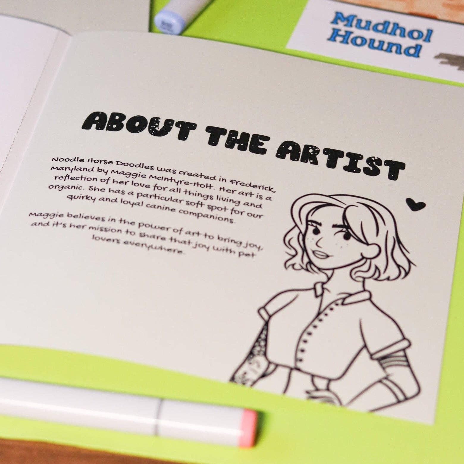 Noodle Horse Doodles - Wholesale Coloring & Activity Book - Adult - NEW! 8x8" Noodle Doodle Coloring Book | Vol. 13