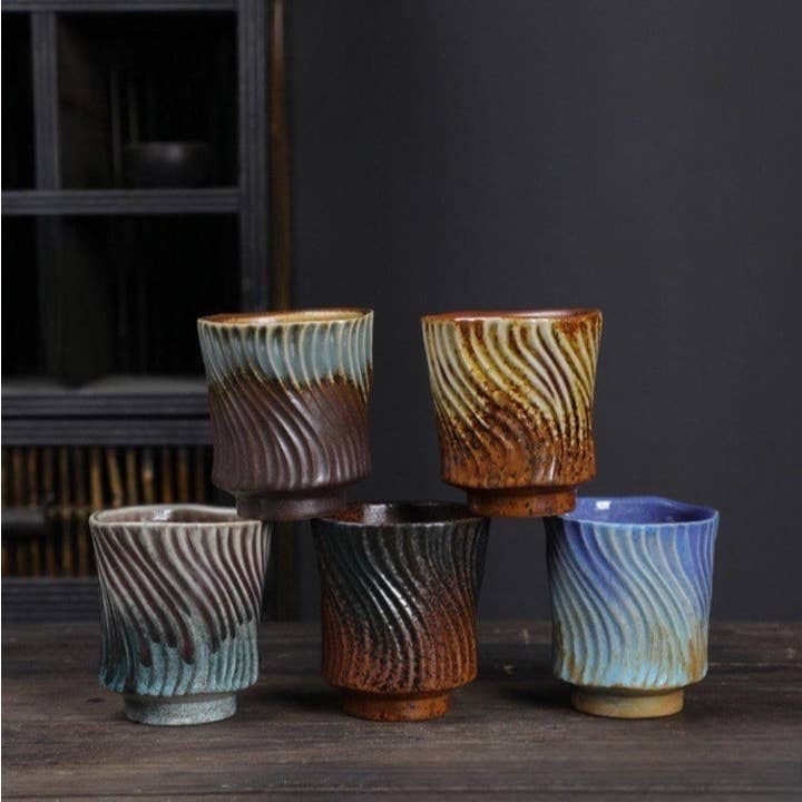 Gohobi (We cover U.S. import duties) - Wholesale Coffee/Tea Cup - Gohobi Ceramic Japanese Style Colourful Tea Cup6