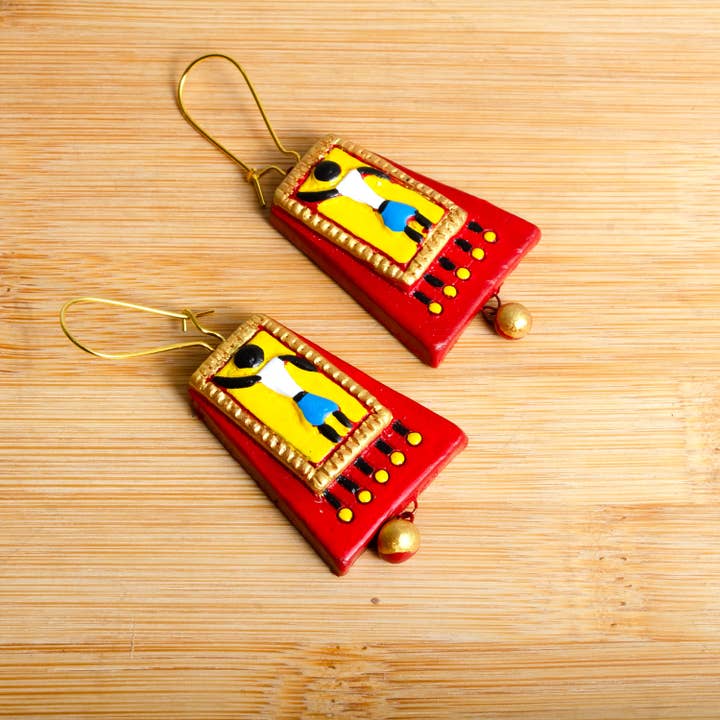 House of Kraft Jewelry & Accessories - Wholesale Jewelry Set - Egyptian Jewelry Set | Clay Jewelry | Red Pyramid Jewelry6