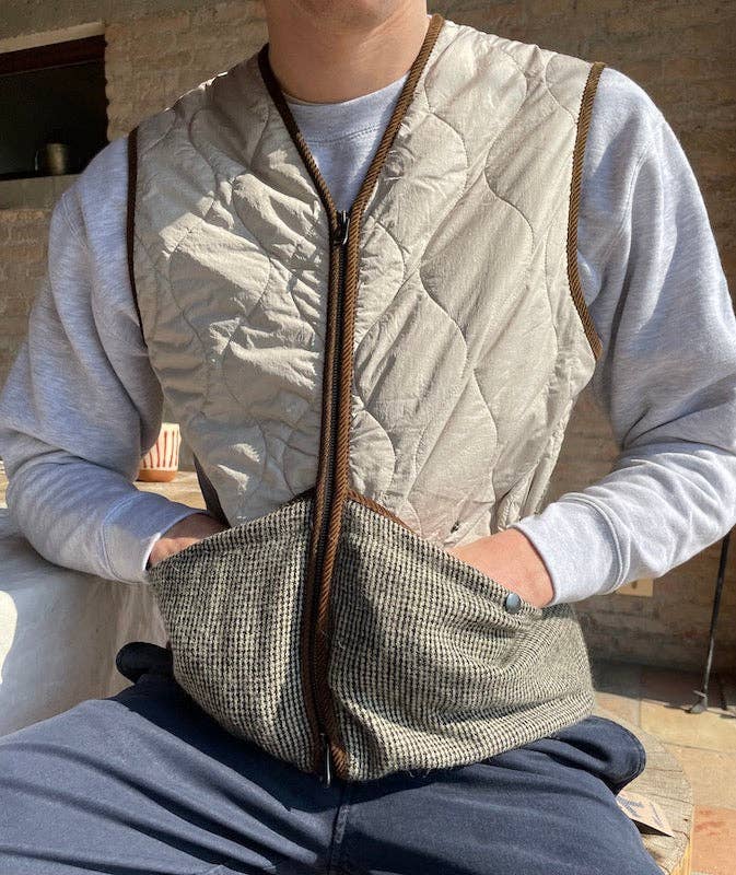 Mecànico Atelier - Wholesale Outerwear Vest - Men's - Waistcoat B0