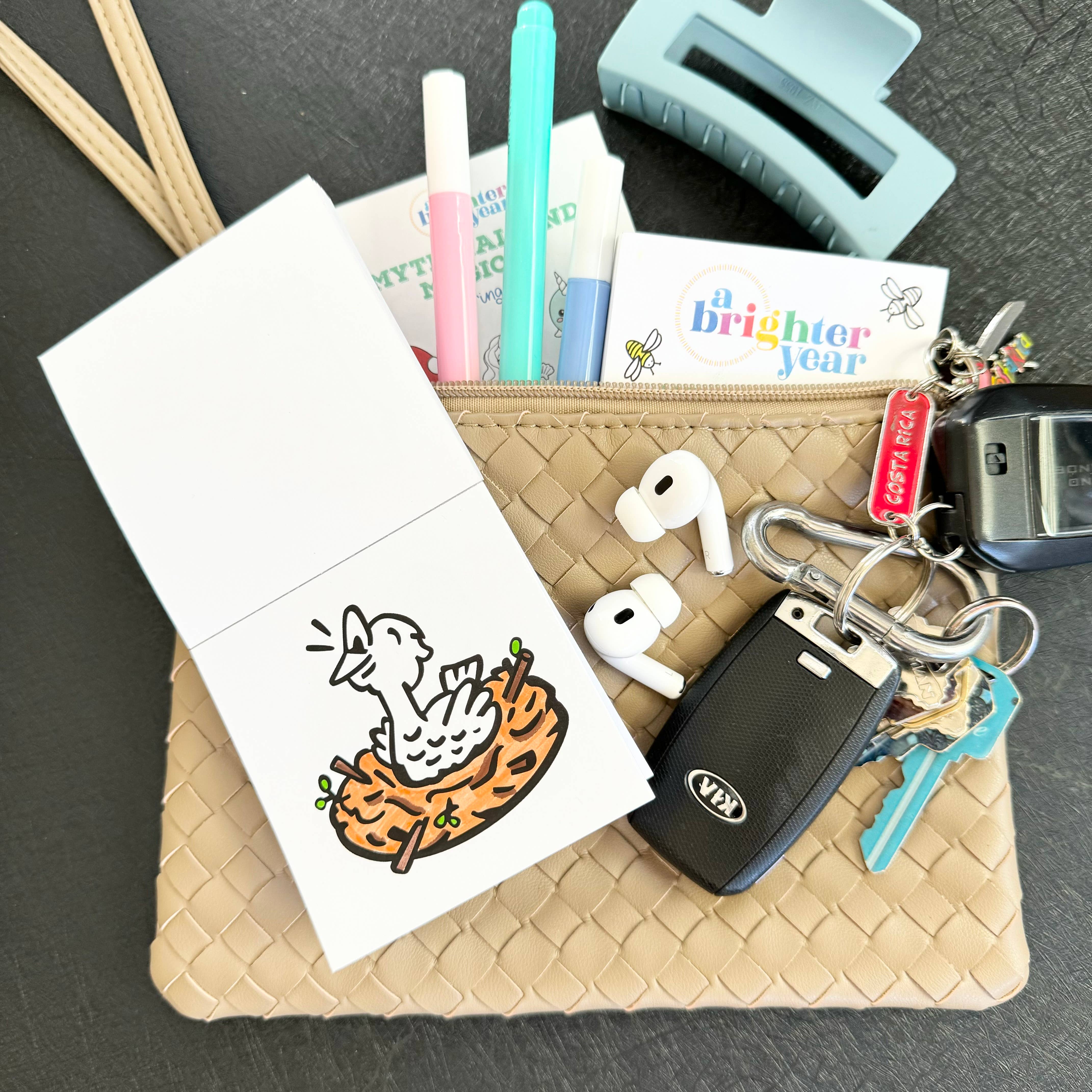 A Brighter Year - Wholesale Coloring & Activity Book - Adult - Pocket Pets Animal Designs 3x3 Mini Coloring Book for Adult7