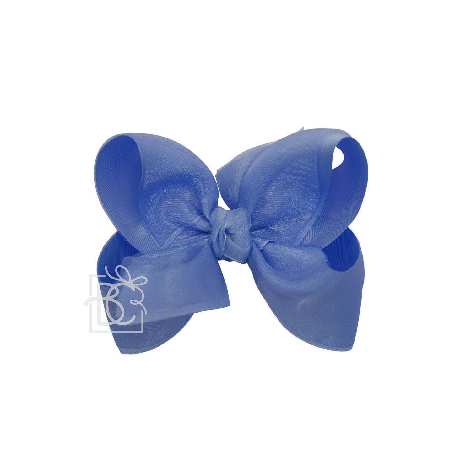 Beyond Creations, LLC – wholesale Hair bow – Kids – LAYERED ORGANZA/GROSGRAIN BOW ON CLIP44