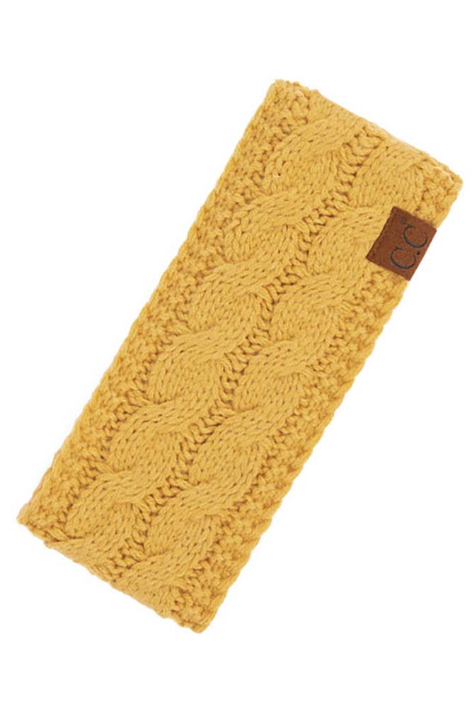 Hana - Wholesale Fashion Headband - Women's - C.C Cable Knit Solid Headband15