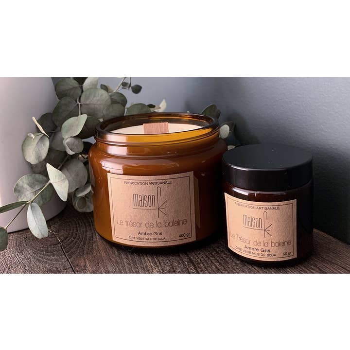 THE TREASURE OF THE WHALE _ AMBERGRIS for wholesale by Bougies maison FK