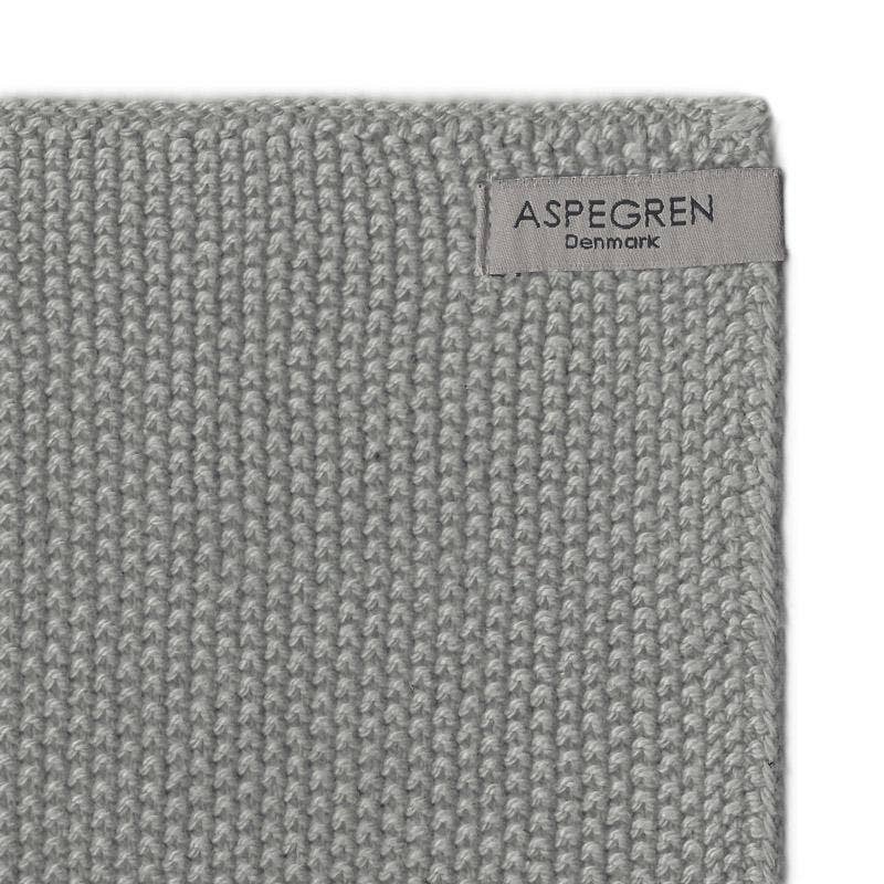 Aspegren Denmark – wholesale Dishcloth – Dishcloths - Organic Cotton - Set of 2 - Knitted - Gray4