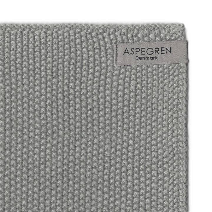 Aspegren Denmark - Vente Torchon - Torchons - Coton biologique - Lot de 2 - Tricotés - Gris4