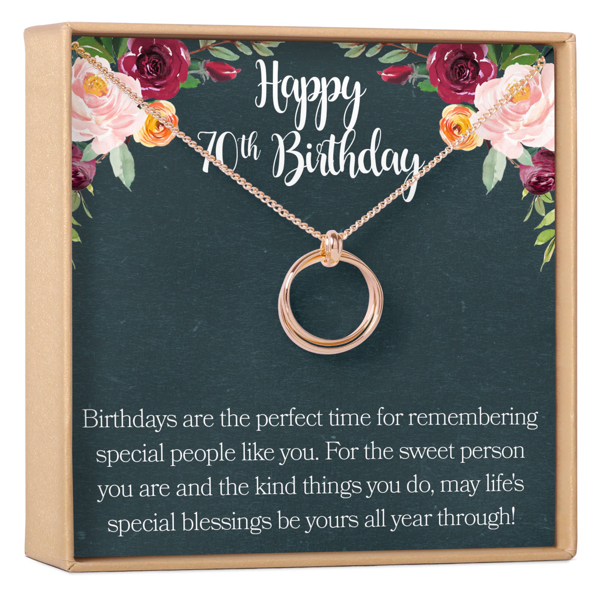 Dear Ava - Wholesale Pendant/Charm Necklace - 70th Birthday Gift Necklace7