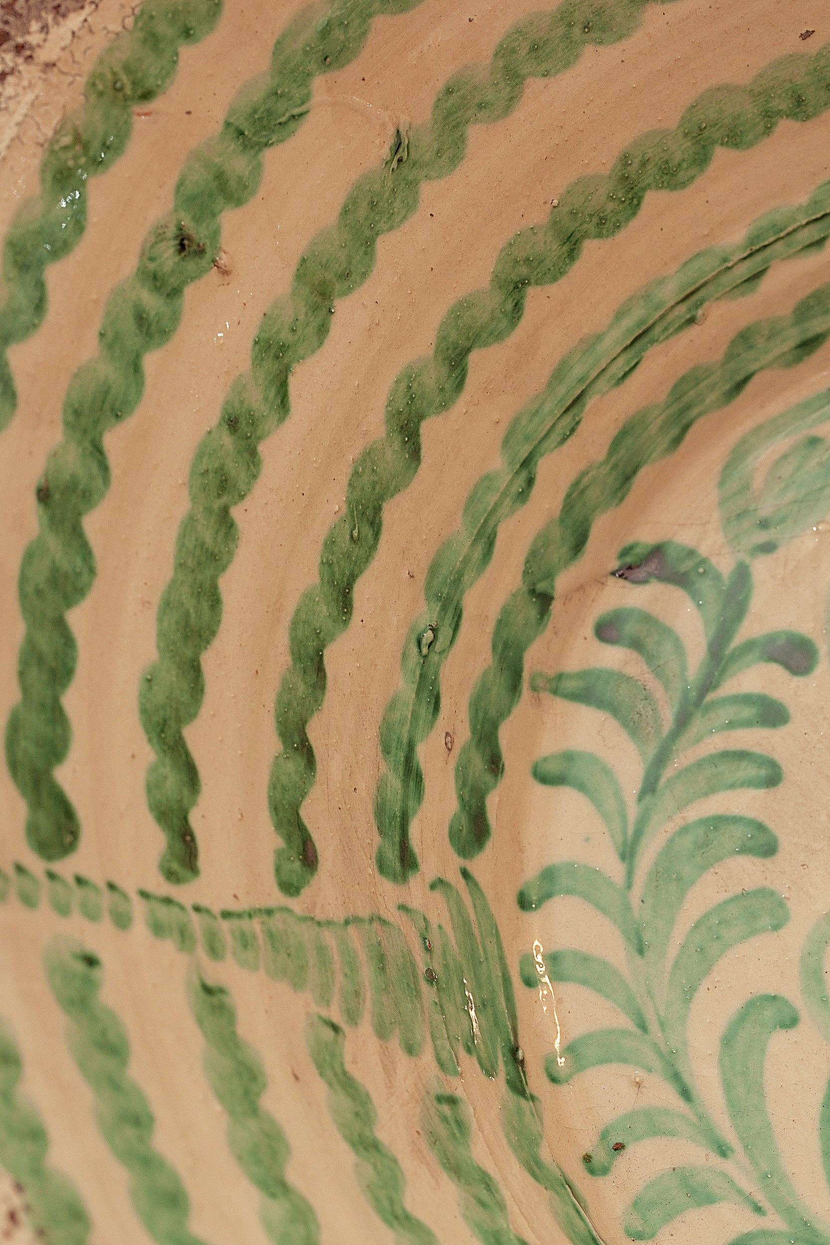 Eturel Madrid - Vente Assiettes/plats/bols de décoration - Lebrillos granaínos verts6