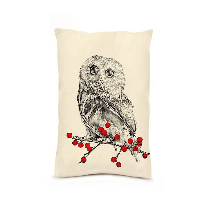 Winter Owl 10 x 14 Pillow for wholesale by Eric & Christopher