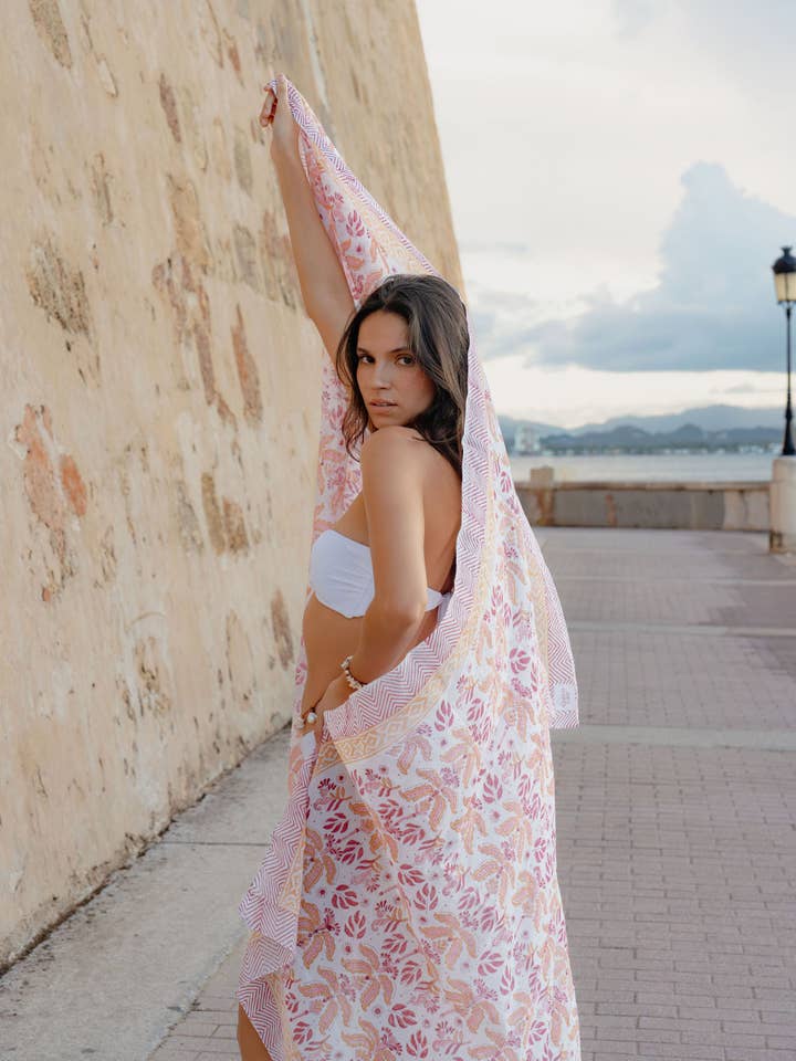 The Guava Sarong - Desert Palm for wholesale by Guava Lane