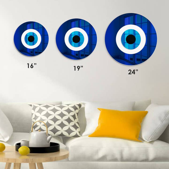 4ArtWorks - Wholesale Wall Accent - Minimalist Evil Eye Mirror Wall Decor7