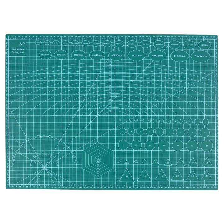 Rinkit Ltd - Wholesale Cutting Board - Green A2 (45 x 60cm) Cutting Mat - By Blackspur
