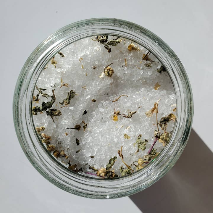 BULK Organic Botanical Bath Salts for wholesale by Chickpeace Zero Waste Refillery