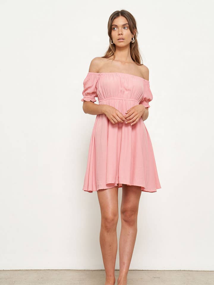Austin Dress - Blush for wholesale by Aila Blue