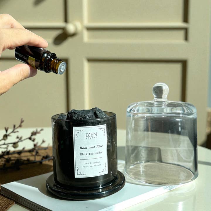 IZEN STUDIO - Wholesale Reed Diffuser - Crystal Essential Oil Diffuser| Aromatherapy Wellness Gift5