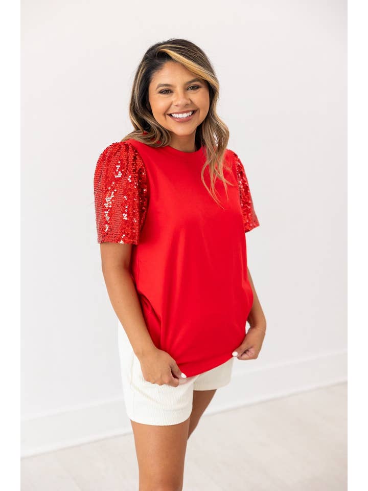 The Princess Top, Red for wholesale on Faire1