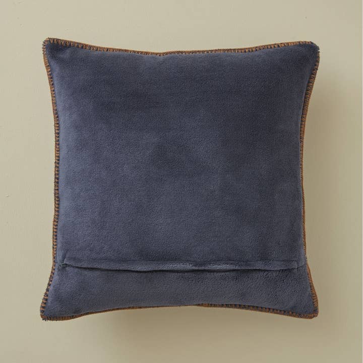 Sylvie Thiriez - Wholesale Throw Pillow Cover - Au coeur de la vallée polar cushion cover blue1