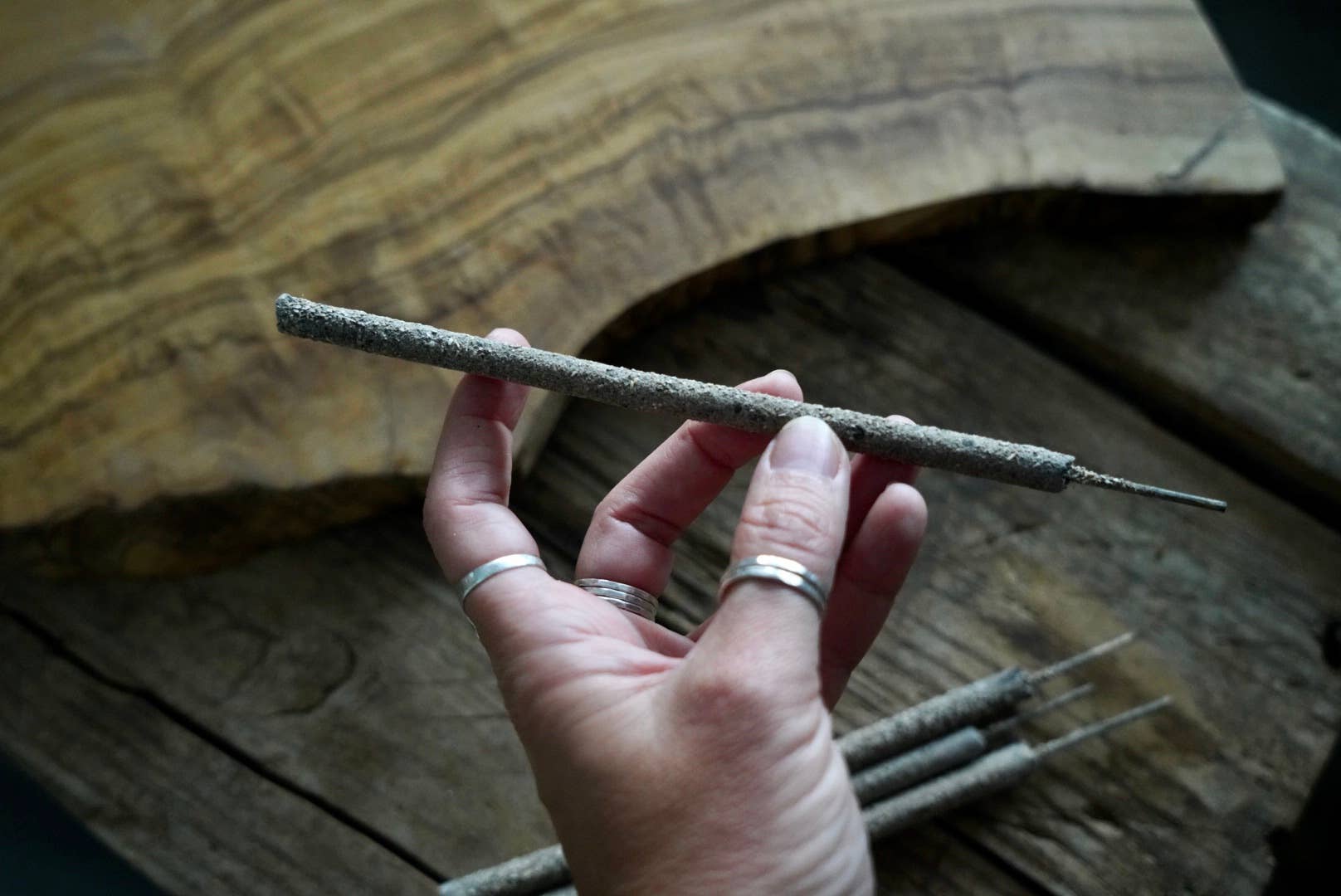 ReturnToTheRoots - Wholesale Incense - WHITE SAGE COPAL Hand-Rolled Artisan Resin Incense 4 Pack5