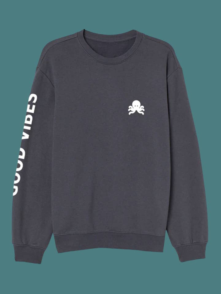 GOOD VIBES SWEATSHIRT for wholesale by SNOC