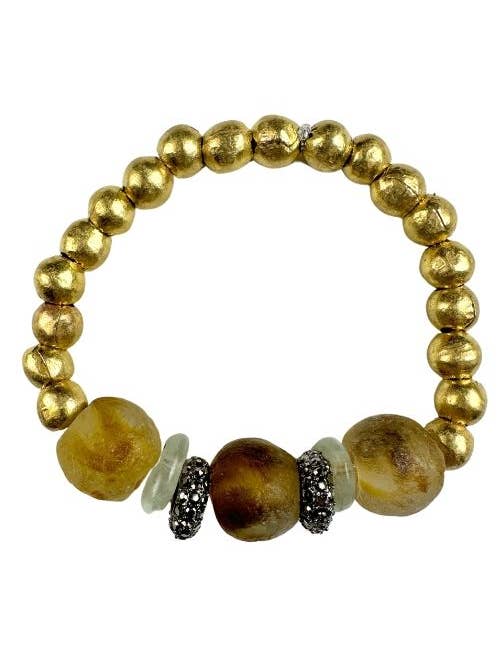 Metal Stack Bracelet | Red Drum Fish for wholesale by Twine & Twig