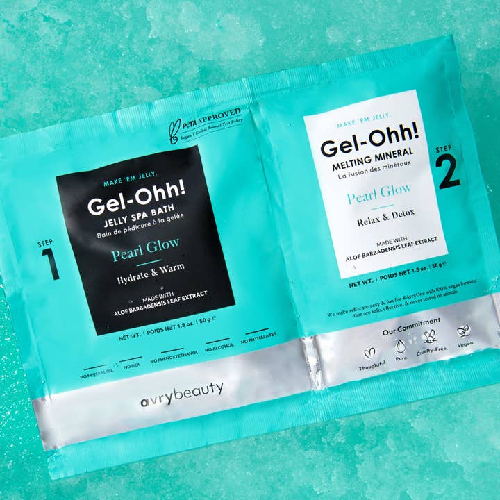 AvryBeauty - Wholesale Nailcare Set - Gel-Ohh! Jelly Spa Pedi Bath - Pearl Glow1