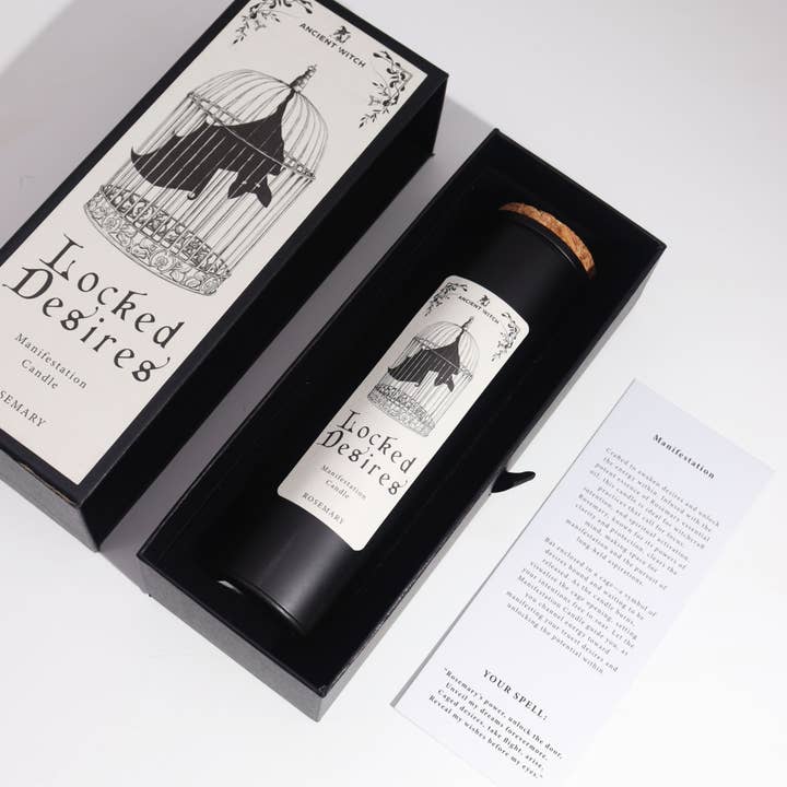 Bougies Rituelles de Sorcière Ancienne - Désirs Enfermés pour la vente par Rooted Treasures Farms