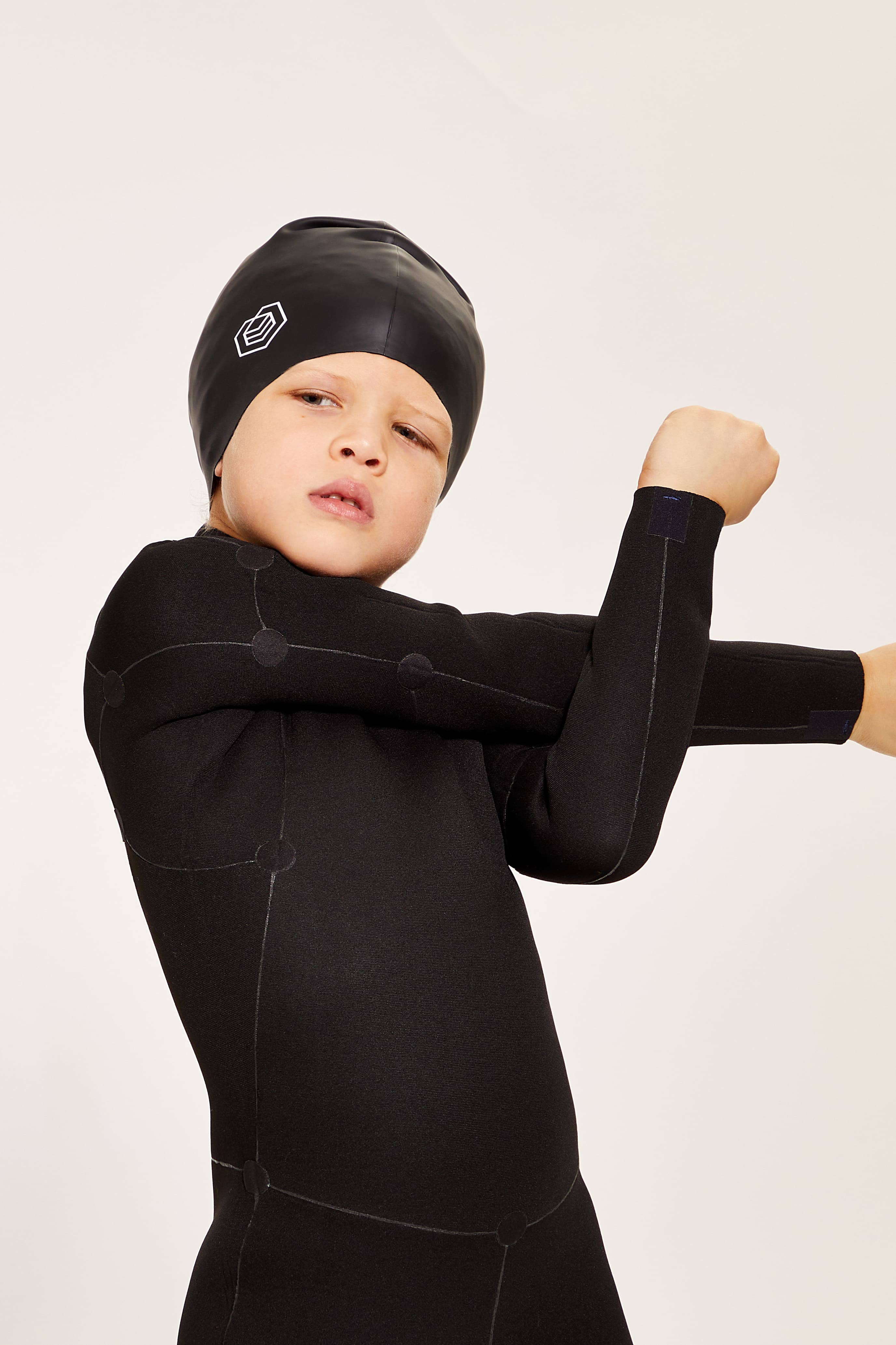 SOUL CAP - Wholesale Swim Cap - Kids & Baby - Kids Voluminous Swim Cap - Long, Curly & Big Hair7