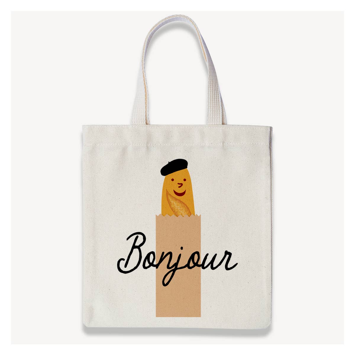Rock Scissor Paper - Wholesale Tote Bag - Women's - Bonjour Baguette French Bread Tote Bag1