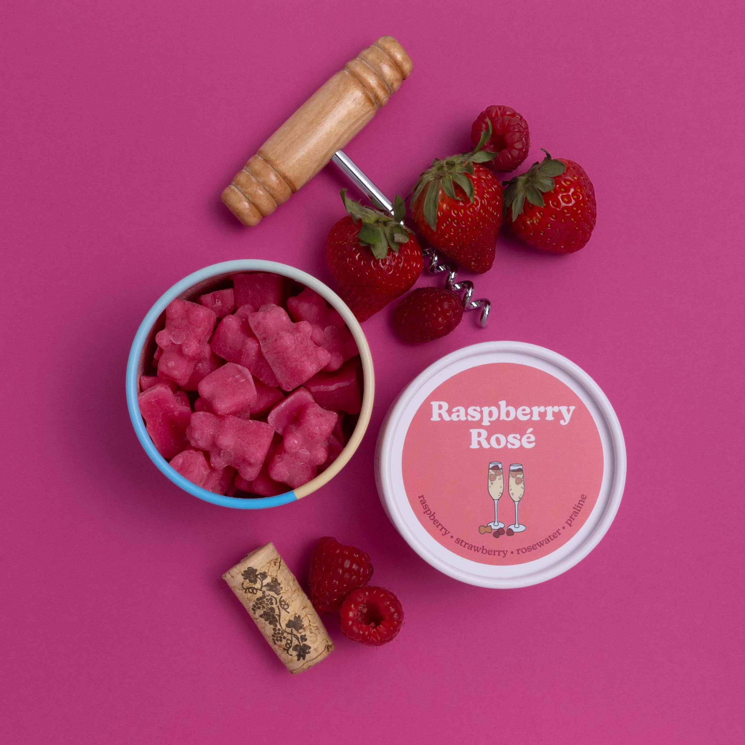 Happy Wax - Wholesale Wax Melt - Raspberry Rosé Wax Melts (4 oz)2