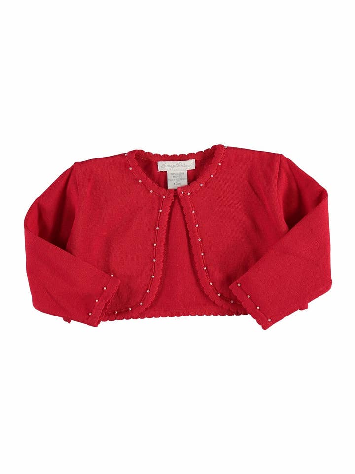 PLAID PARTY RED BOLERO for wholesale by Julius Berger & Carriage Boutique