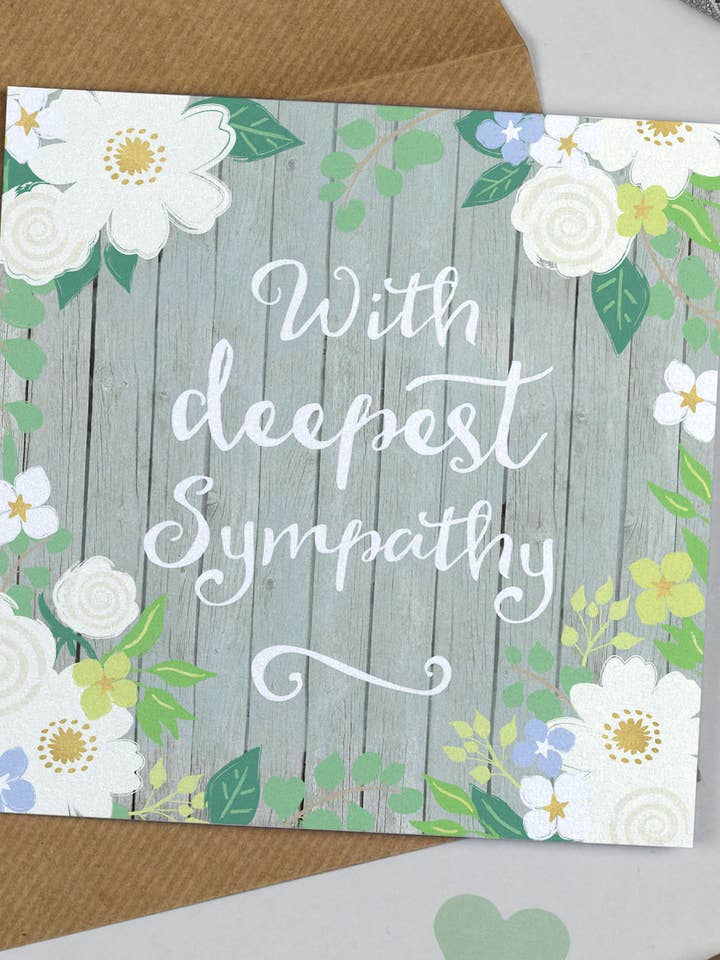 Sage Garden With Deepest Sympathy for wholesale by Michelle Fiedler Design