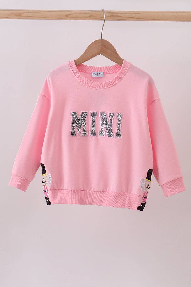 Mom & Co. - Wholesale Mommy & Me Sets - Pink MAMA glitter mom&me top0