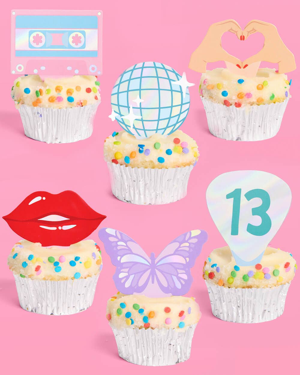 xo, Fetti - Vente Décoration pour cake/cupcake - I'm the Problem Toppers - 24 décorations pour cupcakes4