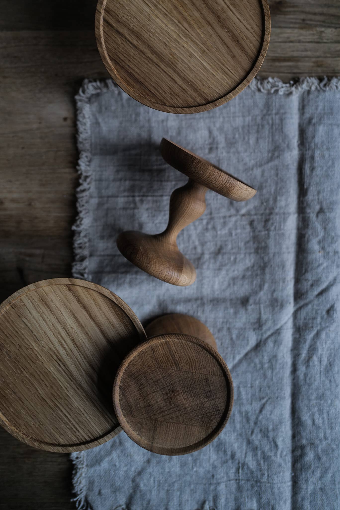 OVO Things - Venta al por mayor Candelabros - Soporte para vela mini de roble aceitado8