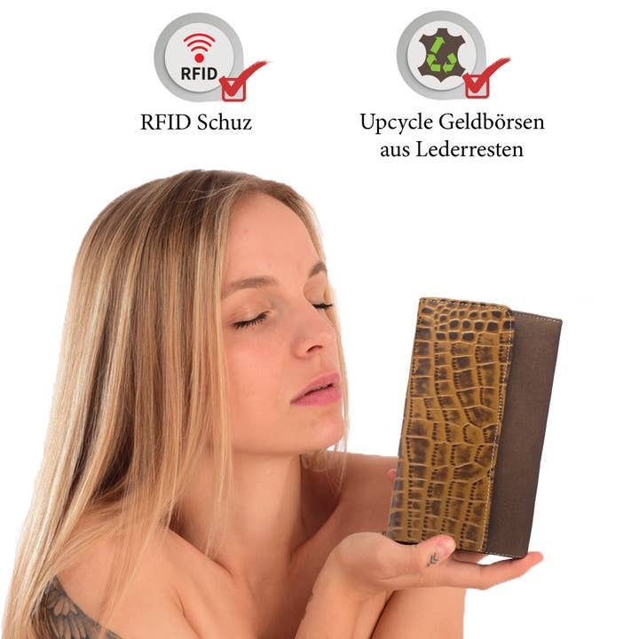 Sunsa - Wholesale Wallet - Women's - women's purse. leather wallet. Sustainable wallet4