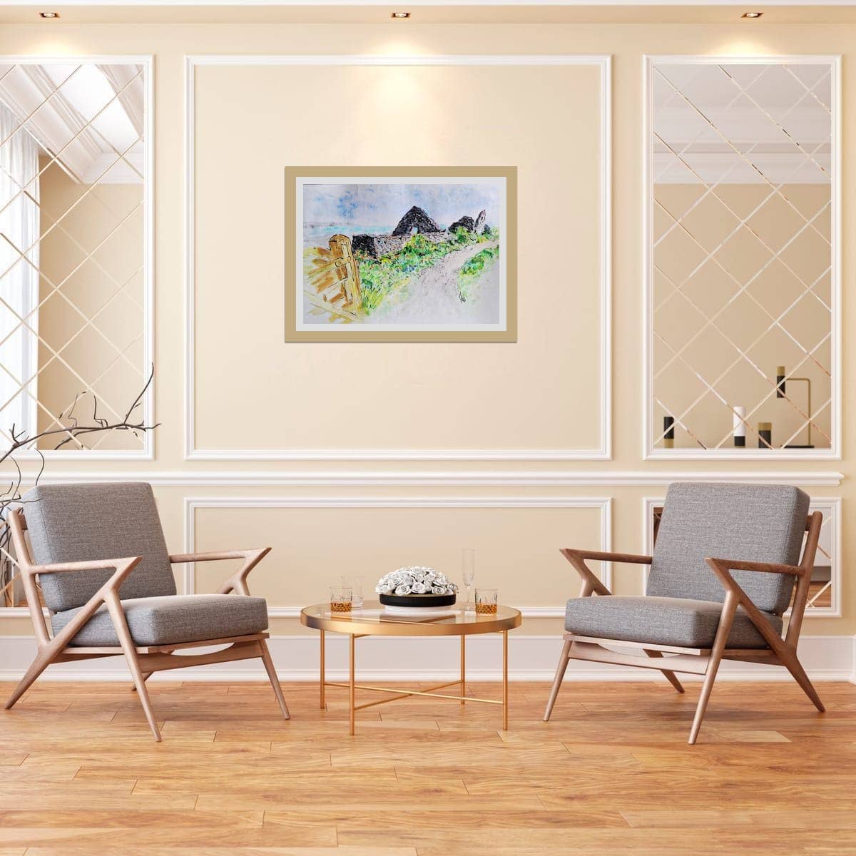 Maart Art - Wholesale Art Print - Peace Beside The Ocean: The Salt House Ruins - Port Eynon3