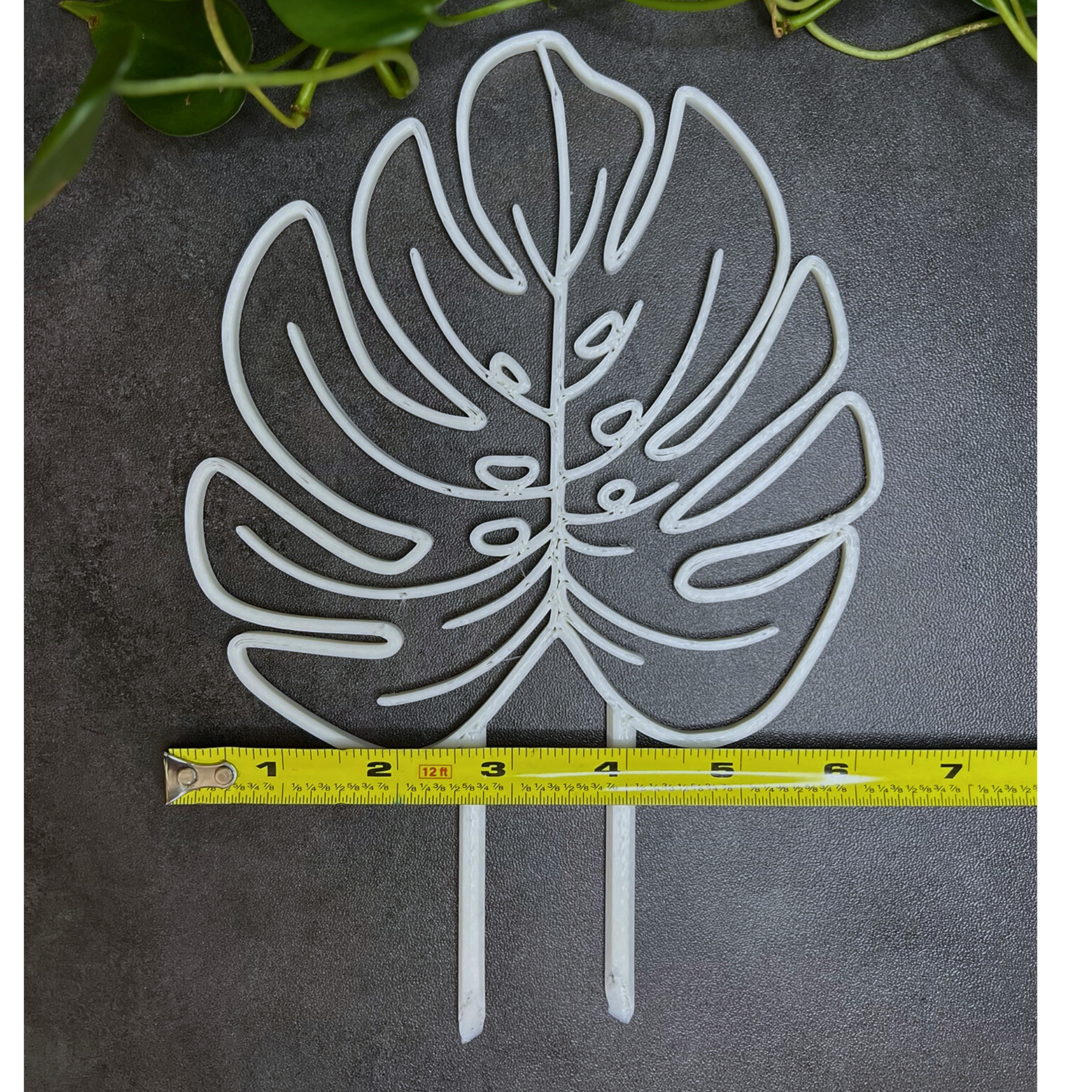 Floraform Creations - Wholesale Trellis - Small Monstera Leaf Houseplant Trellis1