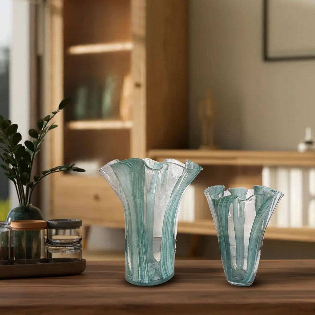 Aria Home - Wholesale Vase - Set of 2 Vases-Handblown Glass-Gift-Housewarming2