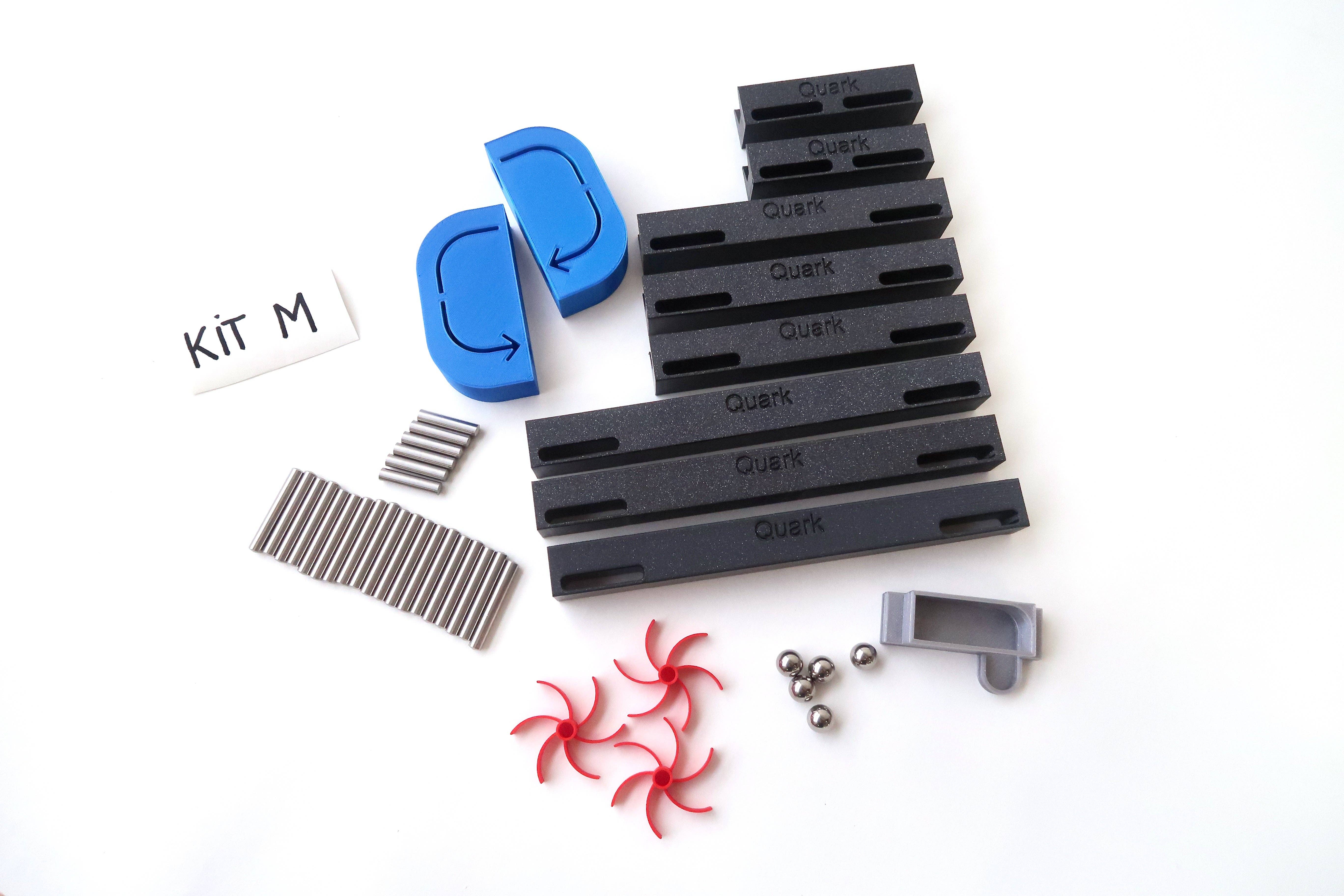 Galaxy Black Quark Marble Run - the creative Marble Run for wholesale on Faire4