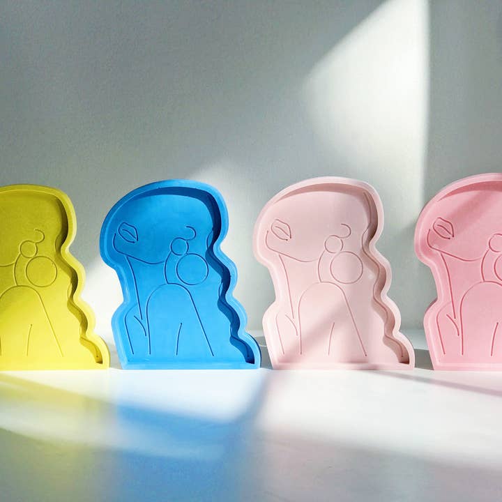 Abstract Female Body Art Tray-Trinket Jewelry Dish for wholesale by Weii Life Inc.