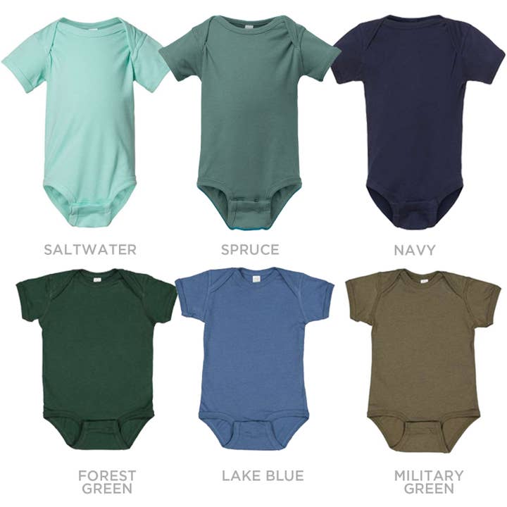 Reclaimed Maine Co. - Wholesale Bodysuit (Non-Footed) - Baby - Maine Flag Onesie | Maine Baby Apparel