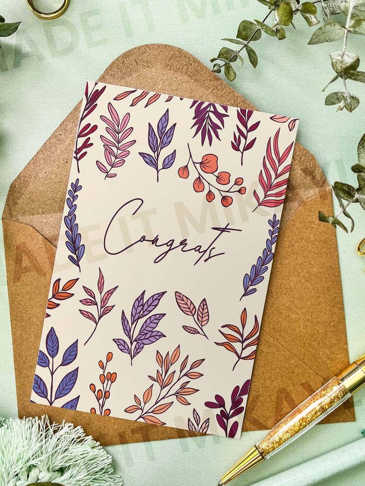 Tarjeta de felicitación para venta al por mayor de MadeItMikayla