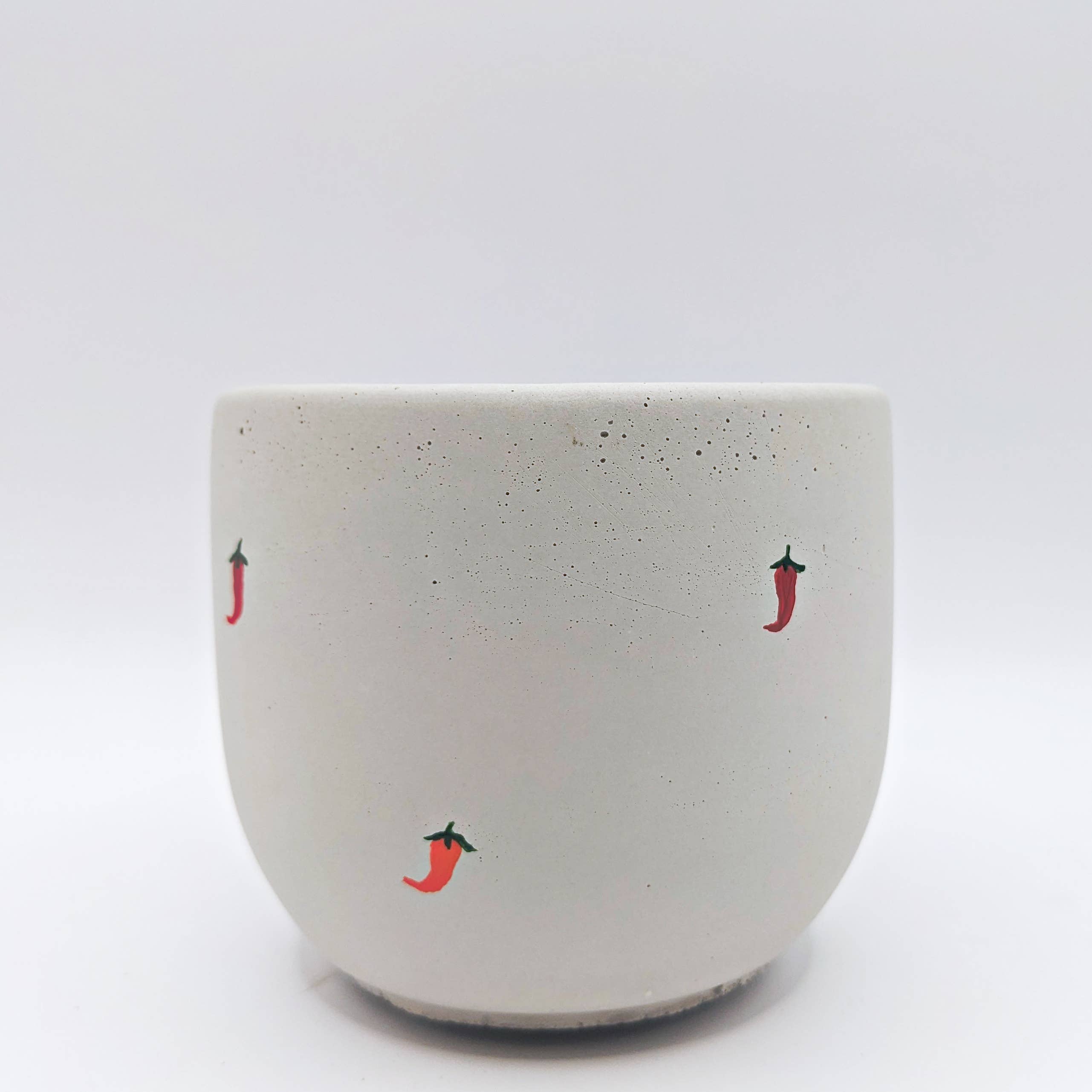 The Plant Supply - Wholesale Plant Pot - Concrete Planter - 4" | Plant Pot With Drainage Hole4