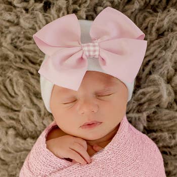 Wholesale PINK Daddy's Fishing Newborn Girl Hospital Hat - Boy or Girl for  your store - Faire